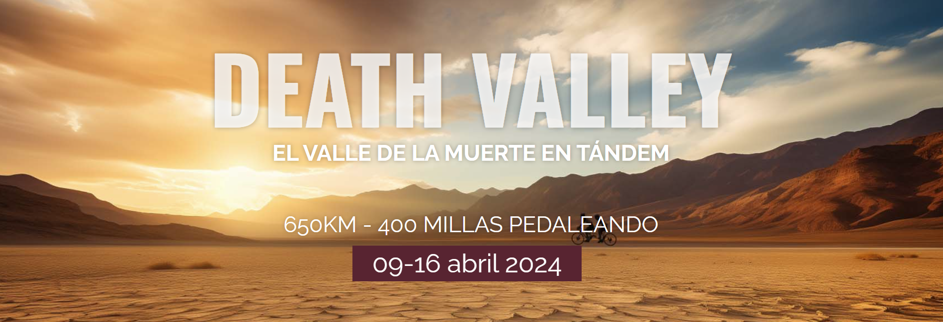 Jaime Lafita y Dalecandela desafan el Valle de la Muerte, consigamos pedalear 6.500 km entre todos! - 