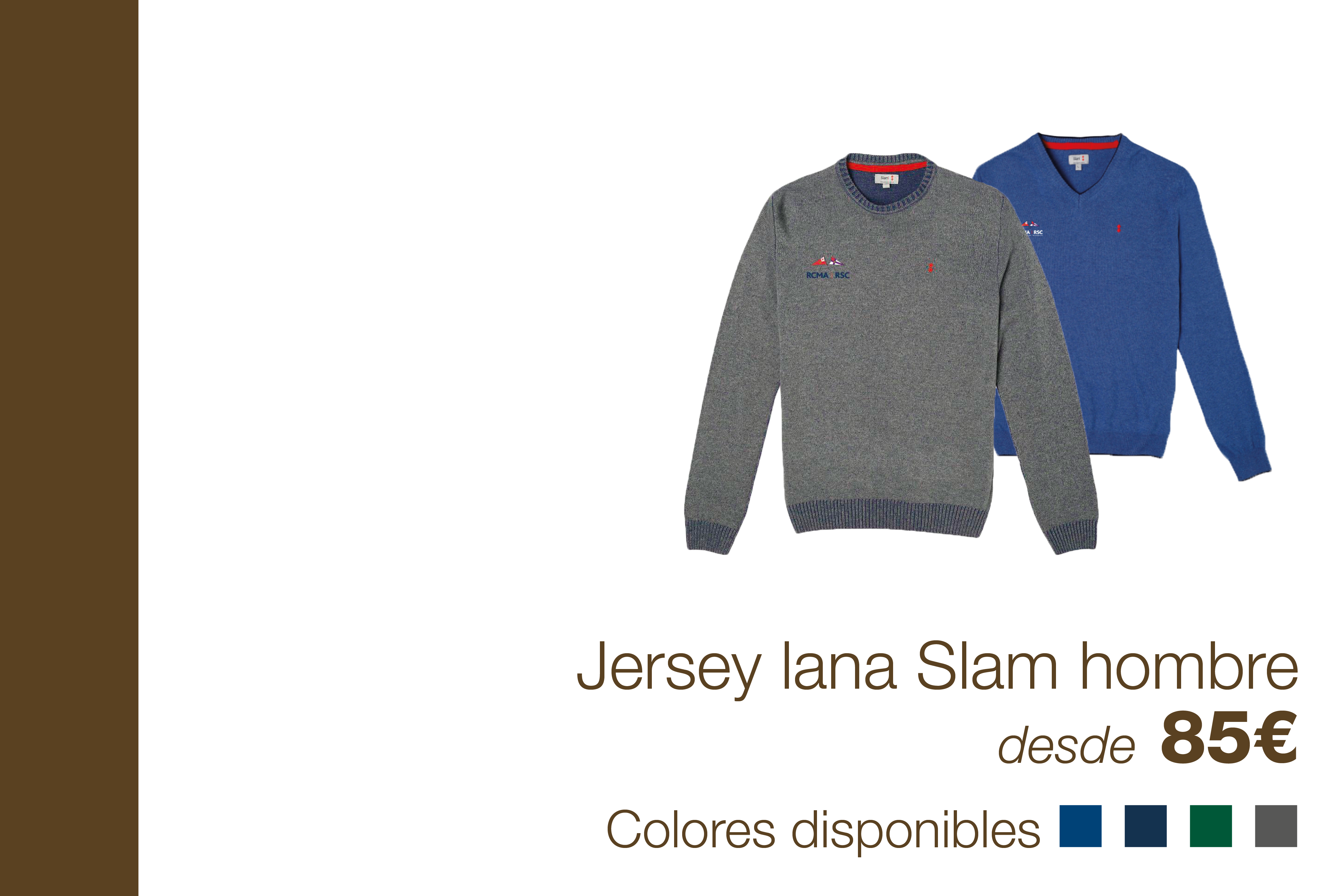 Jersey lana Slam hombre - desde 85