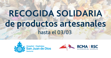 Recogida de productos artesanales para el mercado solidario del HSJD - 