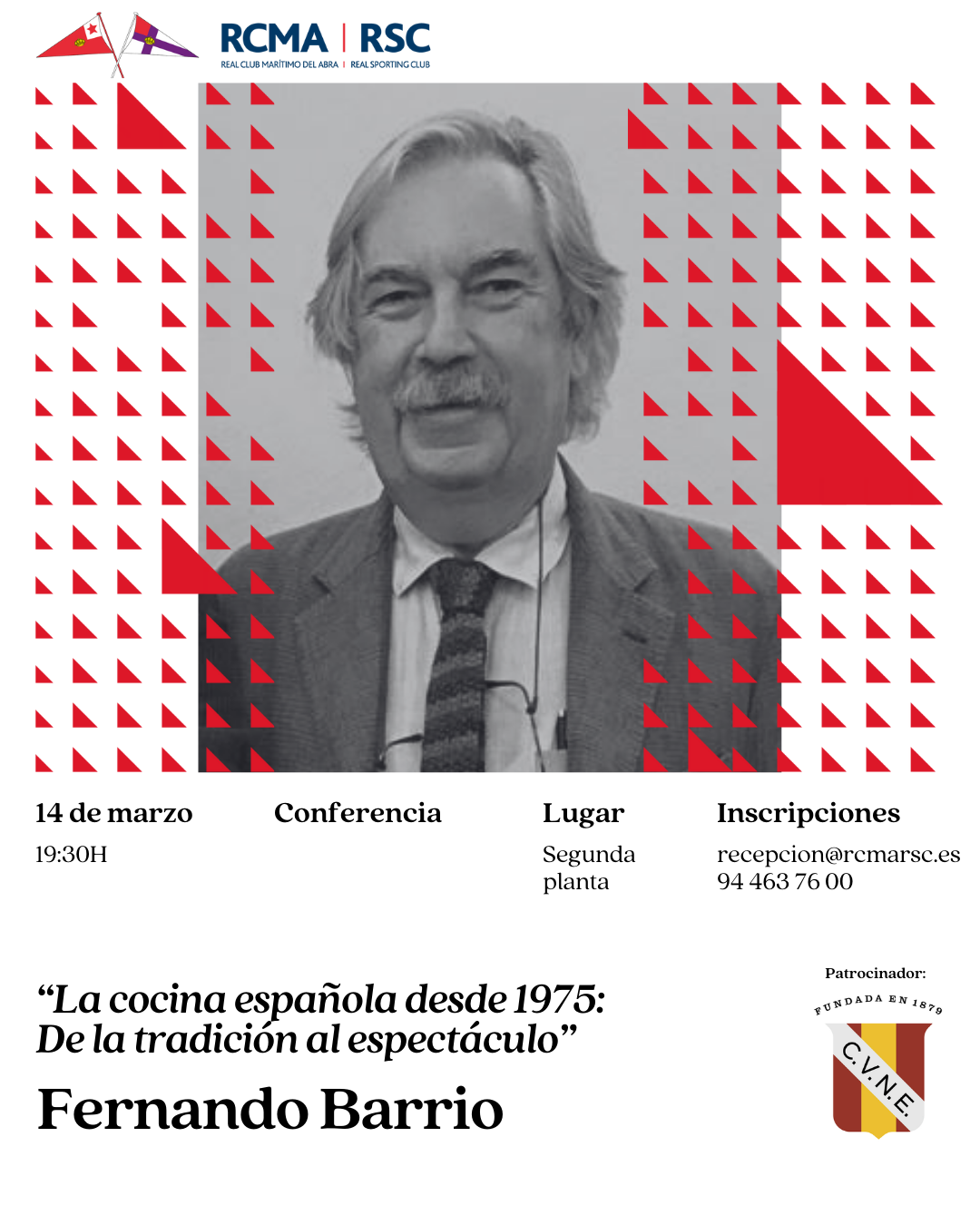 14 DE MARZO: CONFERENCIA DE FERNANDO BARRIO - 