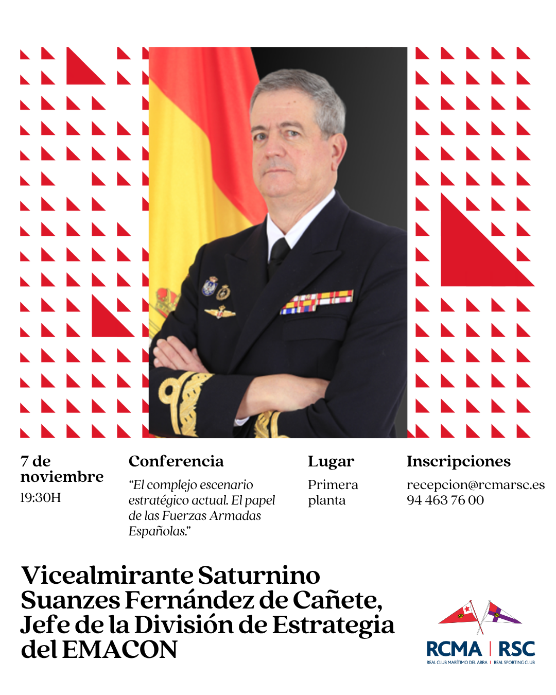 07/11: Conferencia con el Vicealmirante Saturnino Suanzes Fernndez de Caete - 