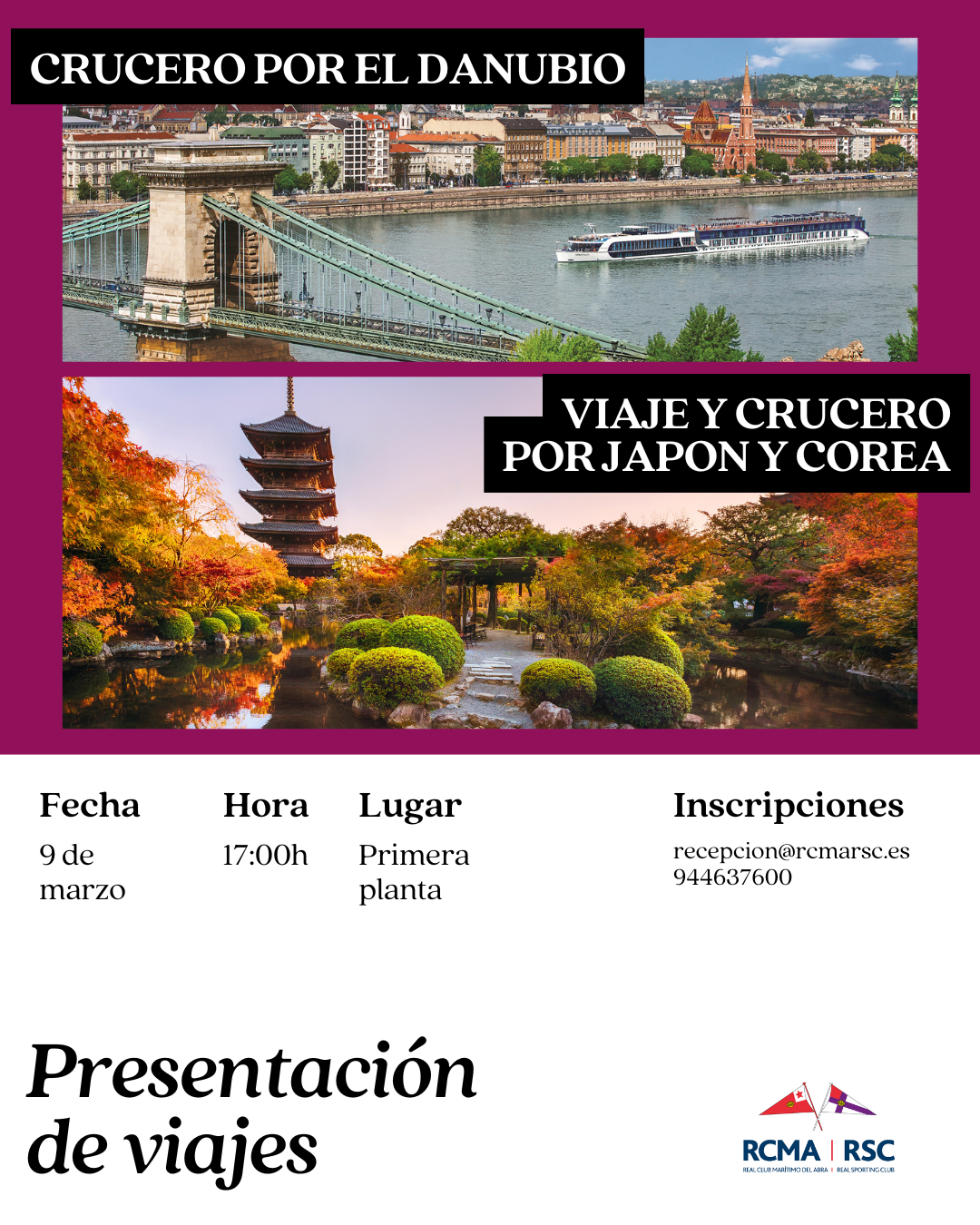 09/03: Presentaci�n de viajes - 