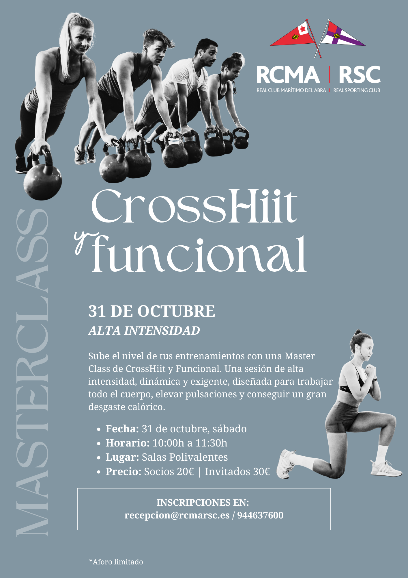 31/10: MASTERCLASS CROSSHIIT Y FUNCIONAL� - 