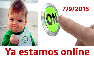 Ya estamos online