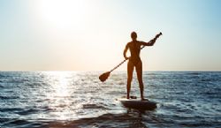 paddle surf