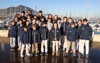 El equipo del Club participa en la Regata Optimartxoa de Hondarribia - 