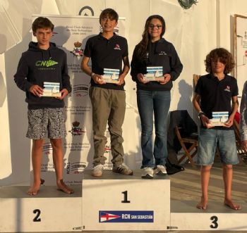 El equipo Optimist del RCMA-RSC prosigue con sus buenos resultados en San Sebastin - 