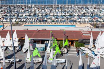 Inicio en el Abra de las competiciones de vela ligera - 