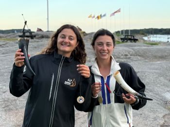 Silvia Marc� es ahora primera, con la balear Sara Franceschi, en el Campeonato de Europa femenino de la clase Snipe en Noruega - 