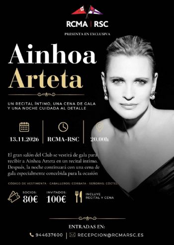Ainhoa Arteta en el RCMA-RSC: Recital y cena de gala - 