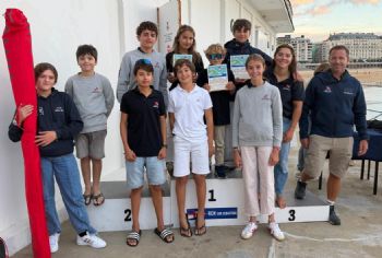 El equipo Optimist del R.C.M.A.-R.S.C. brilla en aguas guipuzcoanas - 